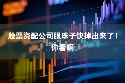 股票资配公司眼珠子快掉出来了！你看啊